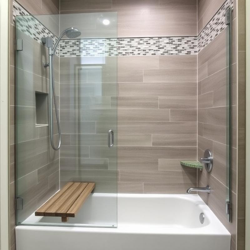 Contemporary bathroom finishes