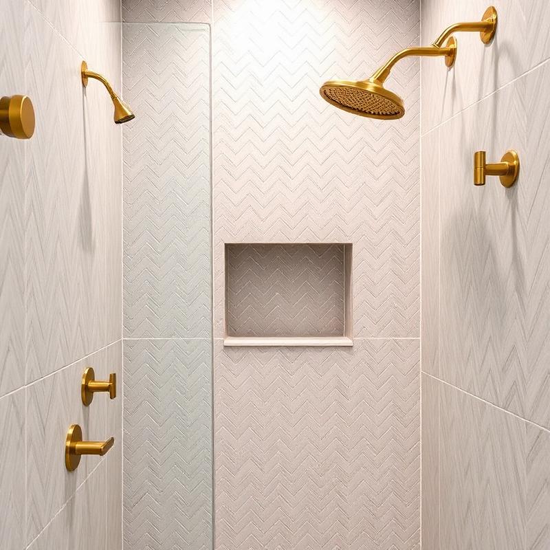 Bathroom tile and flooring details